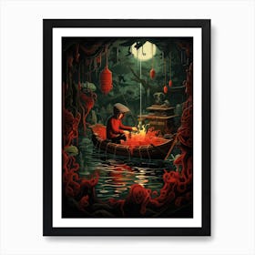 Boat In The Water 1 Art Print