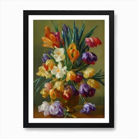 Crocus Painting 1 Flower Art Print