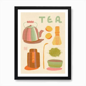 For The Love Of Tea Art Print