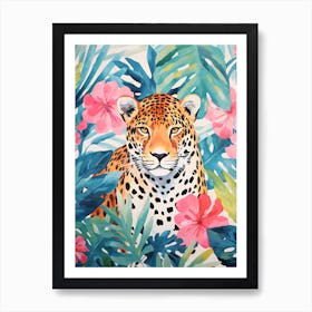 Leopard In The Jungle Art Print