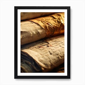 Old Manuscripts 6 Art Print