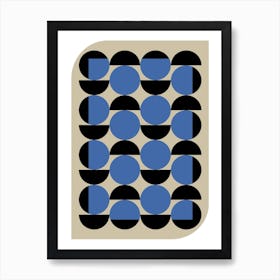 Pinball Blue 1 Art Print