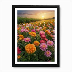 Field Of Flowers Art Print