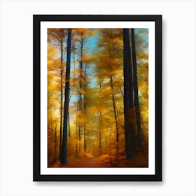 Autumn Forest 62 Art Print