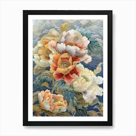 Chinese Flower Painting 64 Art Print