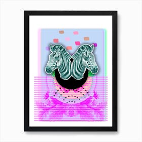 Zebra Style Art Print