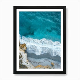 Aerial View Of A Beach 131 Art Print