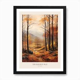 The Rob Roy Way Scotland Uk Trail Poster Art Print