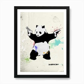 Panda |Street Art Digital | Pop Art 2025 Art Print