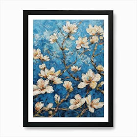 Magnolia Blossoms 1 Art Print