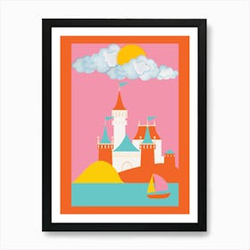 Castle by the Sea Affiche