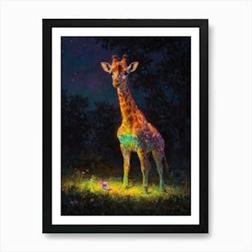 Giraffe 53 Art Print