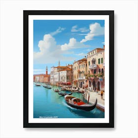 Grand Canal In Venice..4 Art Print