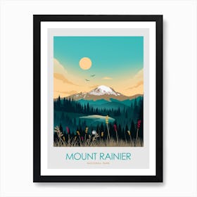 Mount Rainier  Art Print