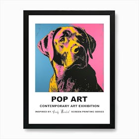 Poster Dog Pop Art 4 Art Print