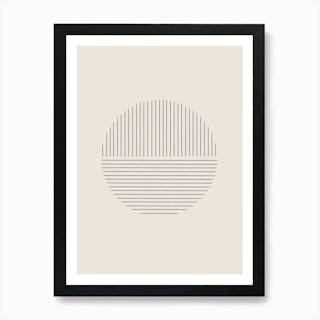 Abstract Sun One Art Print