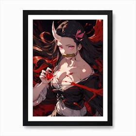 Demon Slayer Nezuko Kamado (218) 1 Art Print