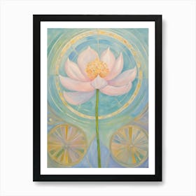 Lotus In Bloom Art Print