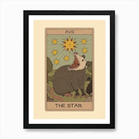 The Star - Possum Tarot Poster