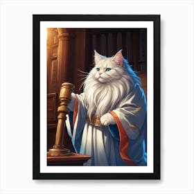 Wizard Cat 1 Art Print
