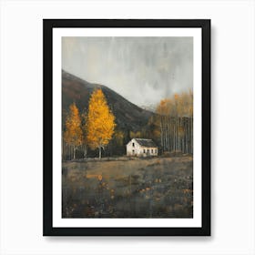 Autumn House 1 Art Print