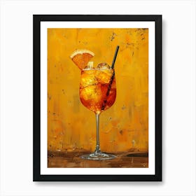 Aperol Spritz Orange 63 Art Print