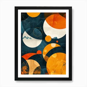 Abstract Circles 61 Art Print