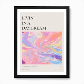 Harry Styles Retro Swirl Lyric Poster 5 Art Print