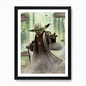 Star Wars Yoda 1 Art Print