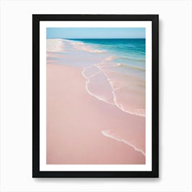 Gulf Shores Beach, Alabama Pink Photography Art Print