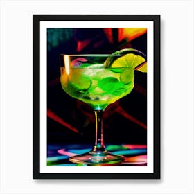 Mojita Cocktail Art Print