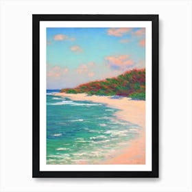 Eagle Beach Aruba Monet Style Art Print