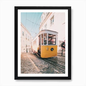 Lisbon Rail Car Art Print