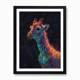 Giraffe Canvas Print 11 Art Print