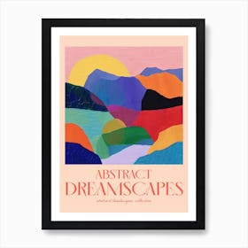 Abstract Dreamscapes Landscape Collection 33 Art Print