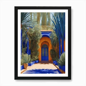 morocco jardin majorelle Art Print
