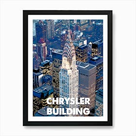 Chrysler Building, New York, Landmark, Wall Print, Wall Art, Poster, Print, Art Print