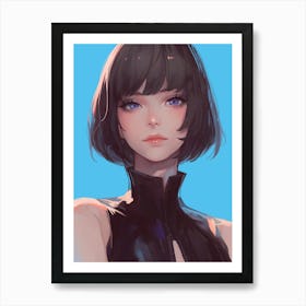 Anime Girl 3 Art Print