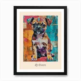 Le Chien Vintage Poster 3 Art Print