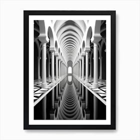 Geometric Reflections Abstract 11 Art Print