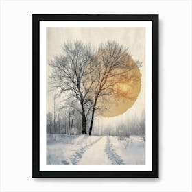 Winter Morning Art Art Print
