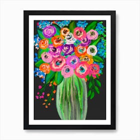 Modern Flowers Art Print