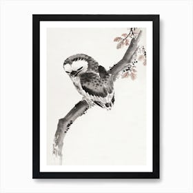 Japanese Owl, Katsushika Hokusai Art Print