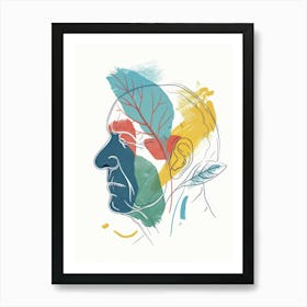 Portrait Of A Man 55 Art Print