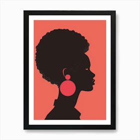 Silhouette Of A Woman 29 Art Print