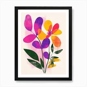 Colorful Flowers 17 Art Print