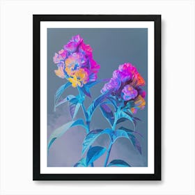 Iridescent Flower Celosia 2 Art Print