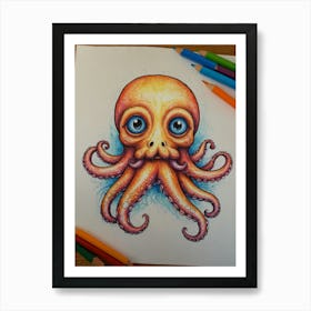 Octopus 52 Art Print