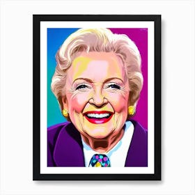 Betty White 2 Pop Movies Art Movies Affiche