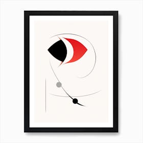 Fish Minimalist Abstract 2 Art Print